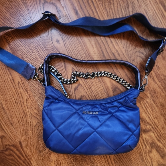MZ Wallace Handbags - MZ Wallace Blue Crossbody Bag